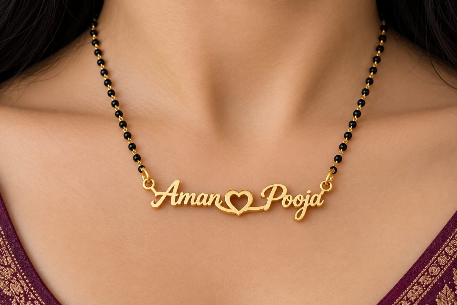 Couple Name Pendant